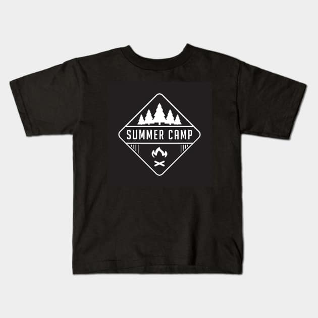 Summer Camp Kids T-Shirt by Hastag Pos